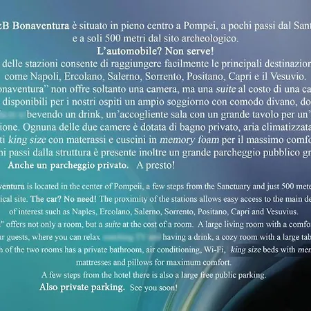 Couette-café Bonaventura Pompéi